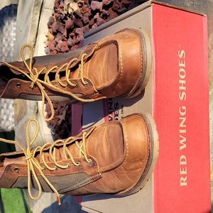 Mens Red Wing moc toe boots